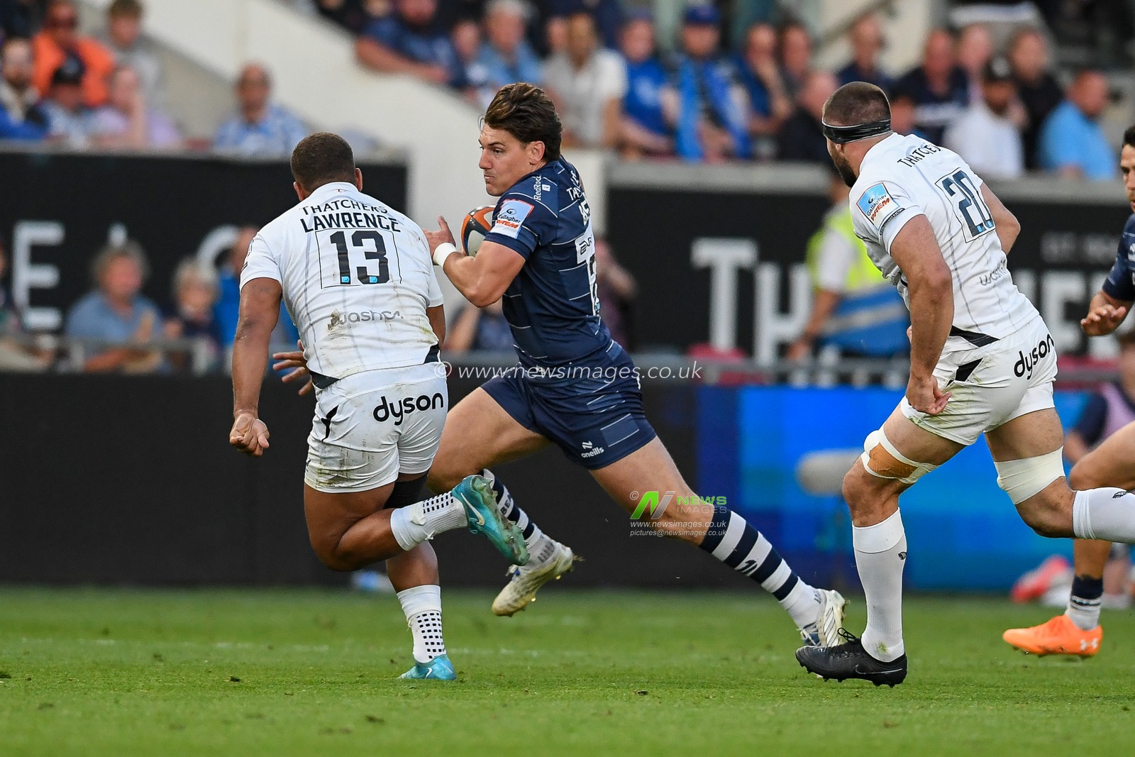 George Taylor of Bristol Bears running with the ball during the Gallagher Premiership match Bristol Bears vs Bath at Ashton Gate, Bristol, United Kingdom on 29 May 2026

(Photo by Alex Williamson/News Images)