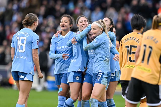 The FA Women's Super League Manchester City Women v Leicester City Women