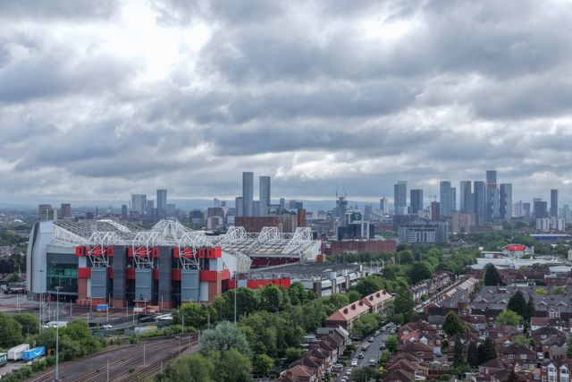 An aerial view of Old Trafford during the Premier League match Manchester United vs Nottingham Forest at Old Trafford, Manchester, United Kingdom on 17 May 2026

(Photo by Mark Cosgrove/News Images)