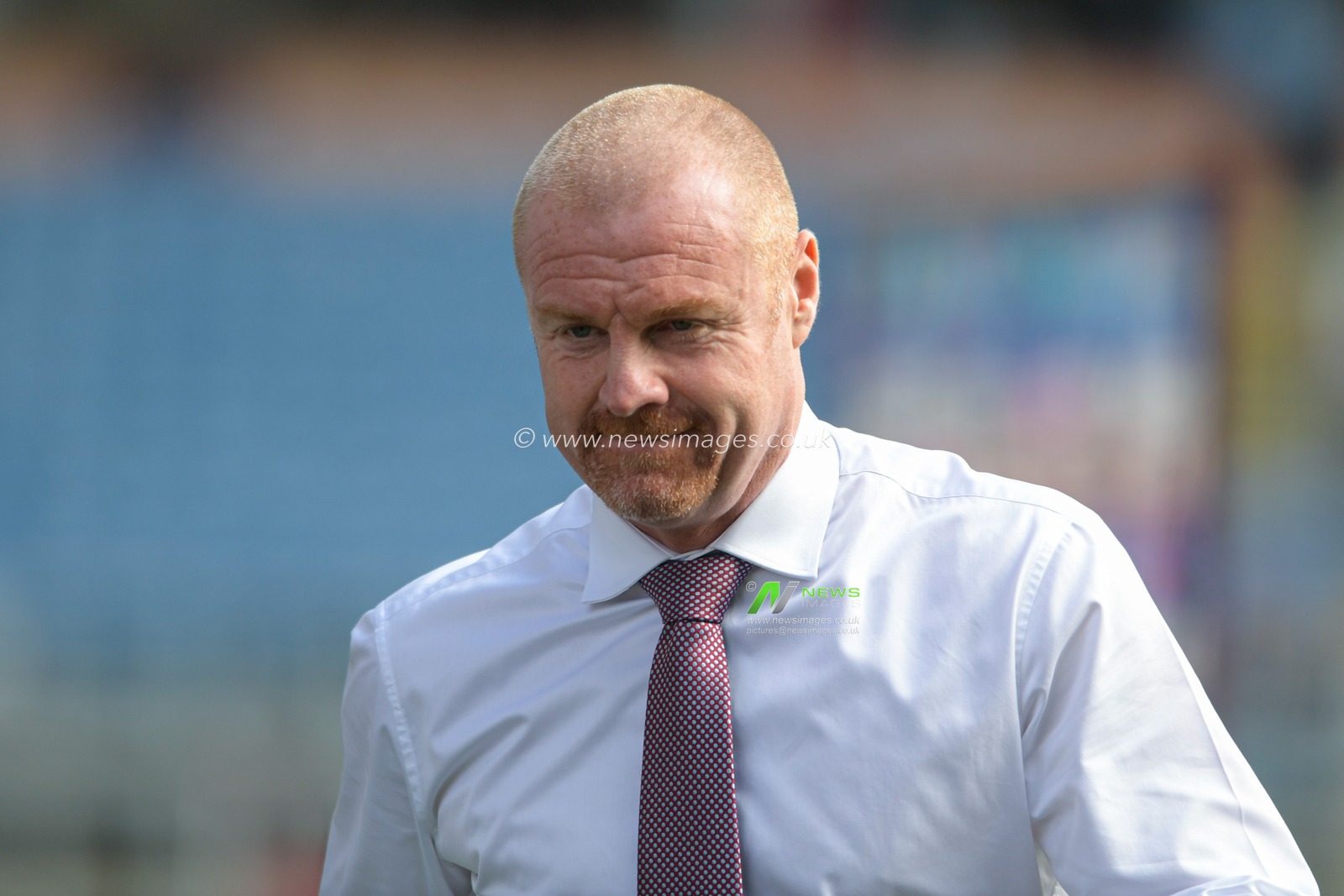 Sean Dyche manager of Burnley before the game