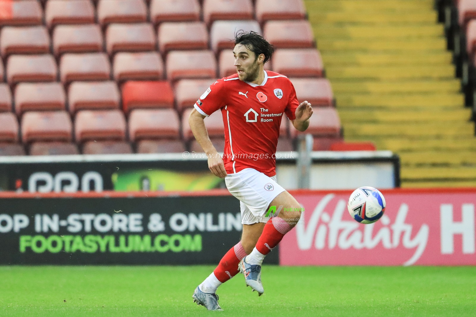 Matthew James #32 of Barnsley in action during the game