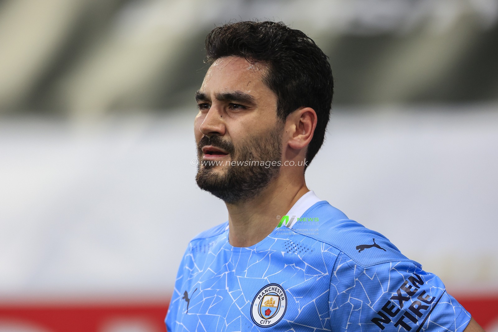 Ä°lkay GÃ¼ndoÄŸan #8 of Manchester City during the game