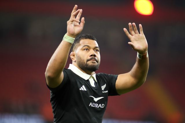 Samisoni Taukei'aho of New Zealand during the Quilter Nations Series 2025 match Wales vs New Zealand at Principality Stadium, Cardiff, United Kingdom, 22nd November 2025

(Photo by Andrew Lewis/News Images)

*** GER AUT SUI OUT ***