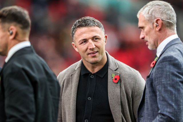 Sam Burgess, Warrington Wolves manager in attendance during the The Ashes Series 2025 England vs Australia at Wembley Stadium, London, United Kingdom, 25th October 2025

(Photo by Alfie Cosgrove/News Images)