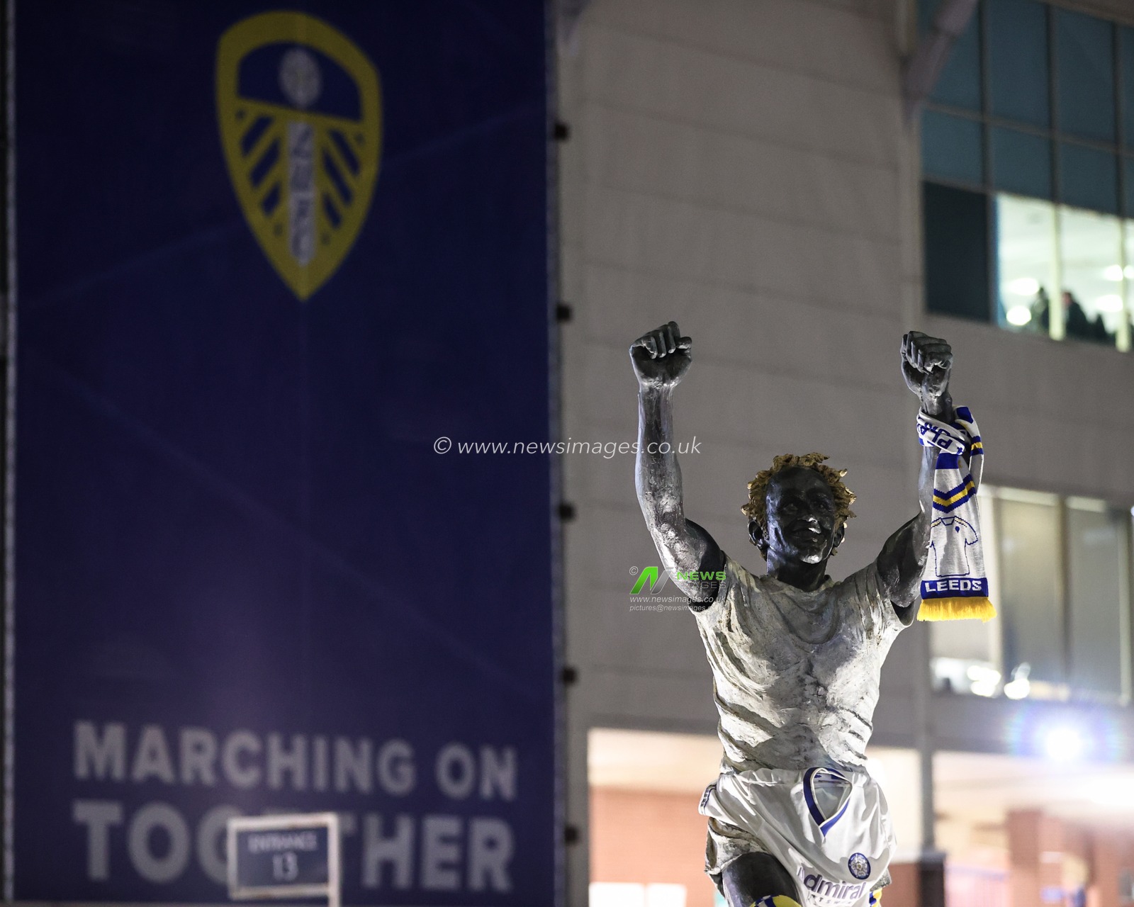 The Billy Bremner Statue during the Sky Bet Championship match Leeds United vs Sunderland at Elland Road, Leeds, United Kingdom, 17th February 2025

(Photo by Alfie Cosgrove/News Images)