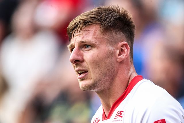 Tom Davies of Hull KR during the Betfred Super League round 16 match Leeds Rhinos vs Hull KR at AMT Headingley Stadium, Leeds, United Kingdom on 26 June 2026

(Photo by Alfie Cosgrove/News Images)