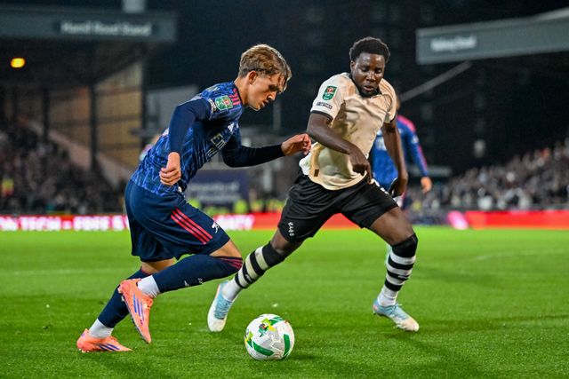 Carabao Cup Round 3 Port Vale v Arsenal