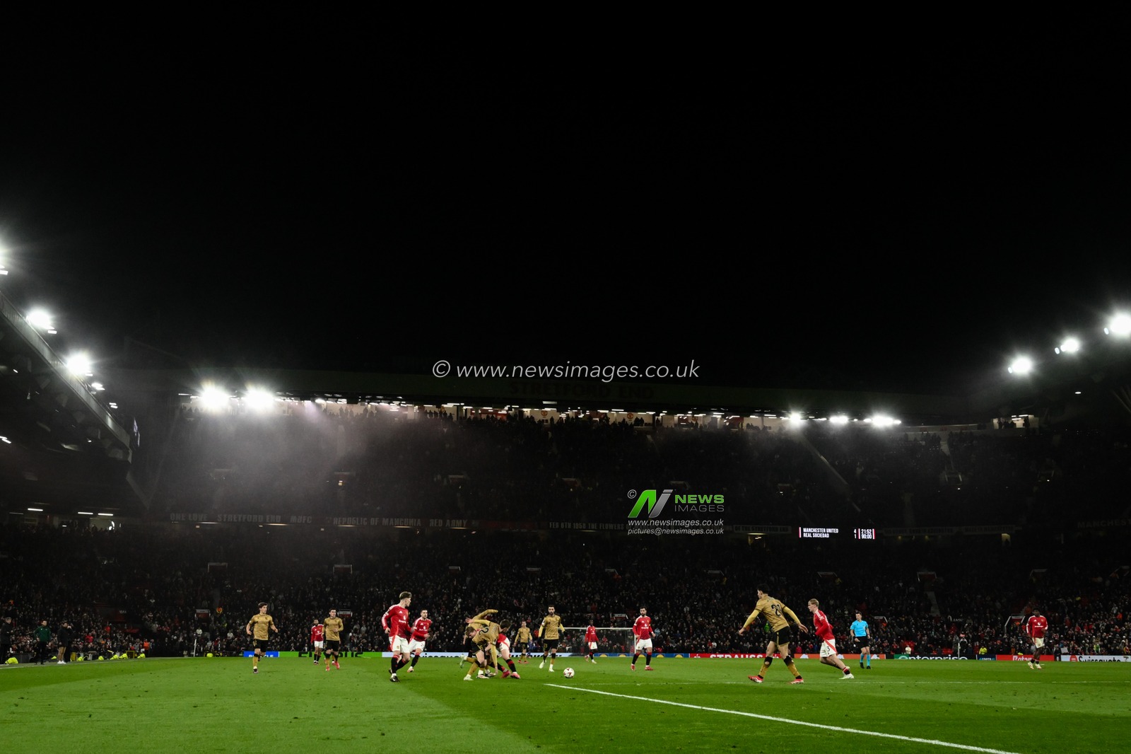 Scenes from the game during the UEFA Europa League Last 16 match Manchester United vs Real Sociedad at Old Trafford, Manchester, United Kingdom, 13th March 2025

(Photo by Craig Thomas/News Images)