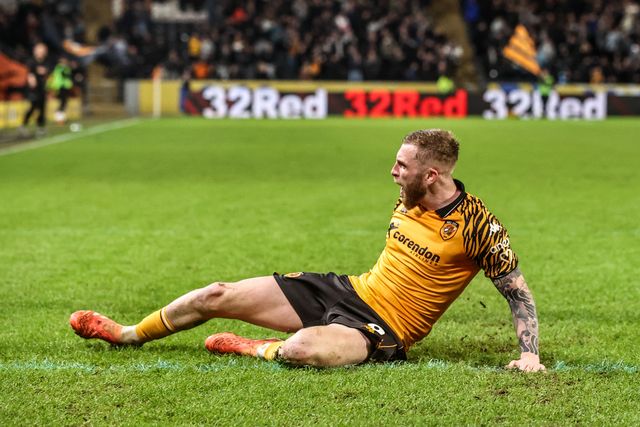 during the Sky Bet Championship match Hull City vs Derby County at MKM Stadium, Hull, United Kingdom on 24 February 2026

(Photo by Alfie Cosgrove/News Images)