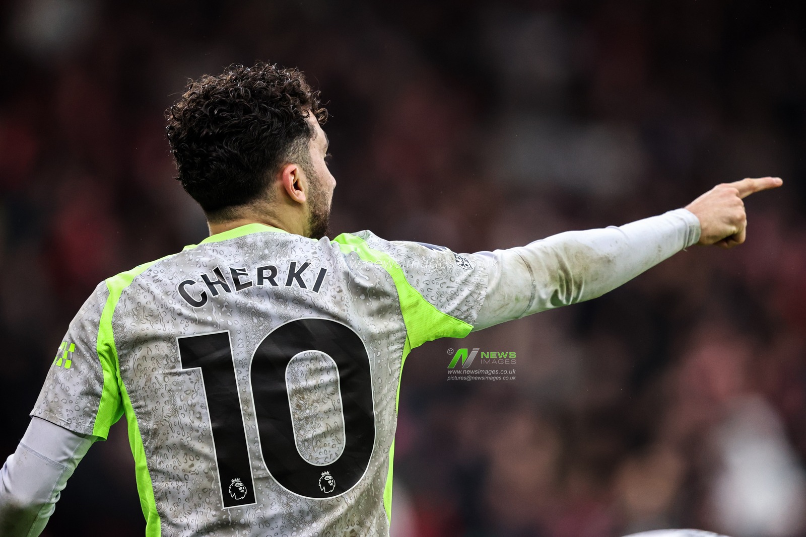 Rayan Cherki of Manchester City celebrates his goal to make it 1-2 during the Premier League match Nottingham Forest vs Manchester City at City Ground, Nottingham, United Kingdom, 27th December 2025

(Photo by Alfie Cosgrove/News Images)

*** GER AUT SUI OUT ***