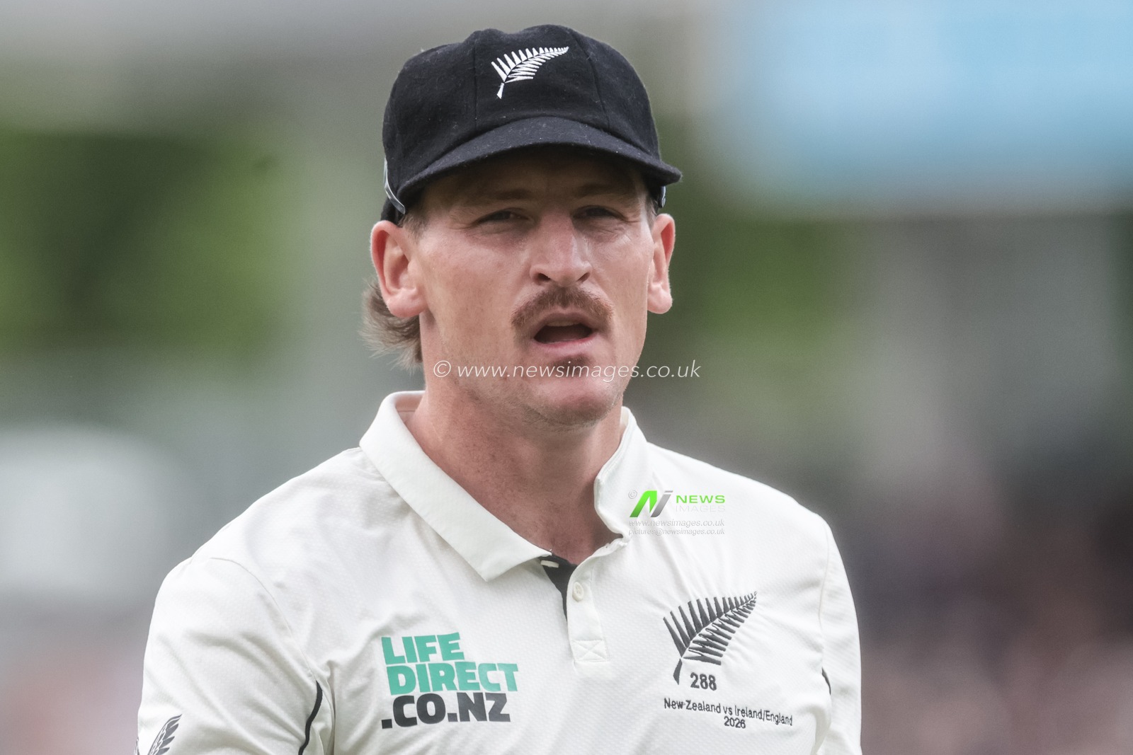 Nathan Smith of New Zealand during the 1st Rothesay Test Match Day 1 England vs New Zealand at Lords, London, United Kingdom on 04 June 2026

(Photo by Mark Cosgrove/News Images)
