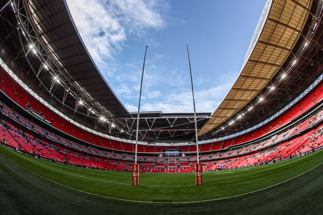 A general view of Wembley Stadium ahead of during the The Ashes Series 2025 England vs Australia at Wembley Stadium, London, United Kingdom, 25th October 2025

(Photo by Alfie Cosgrove/News Images)
