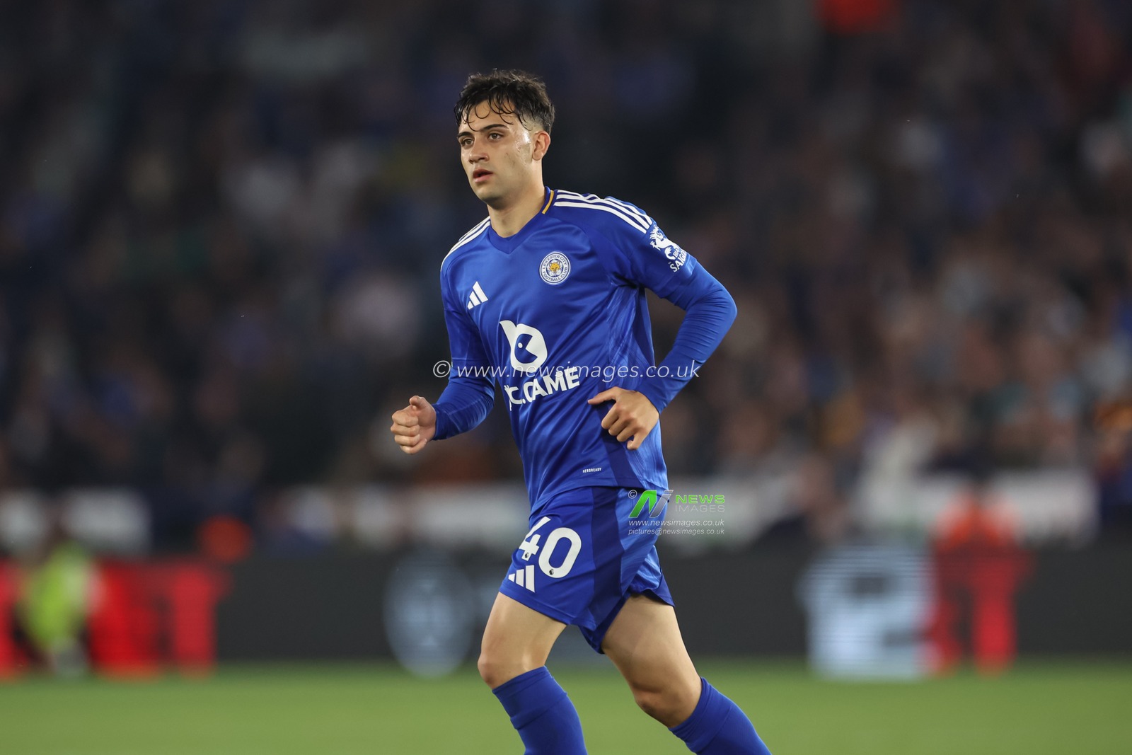 Facundo Buonanotte of Leicester City during the Premier League match Leicester City vs Tottenham Hotspur at King Power Stadium, Leicester, United Kingdom, 19th August 2024

(Photo by Mark Cosgrove/News Images)
