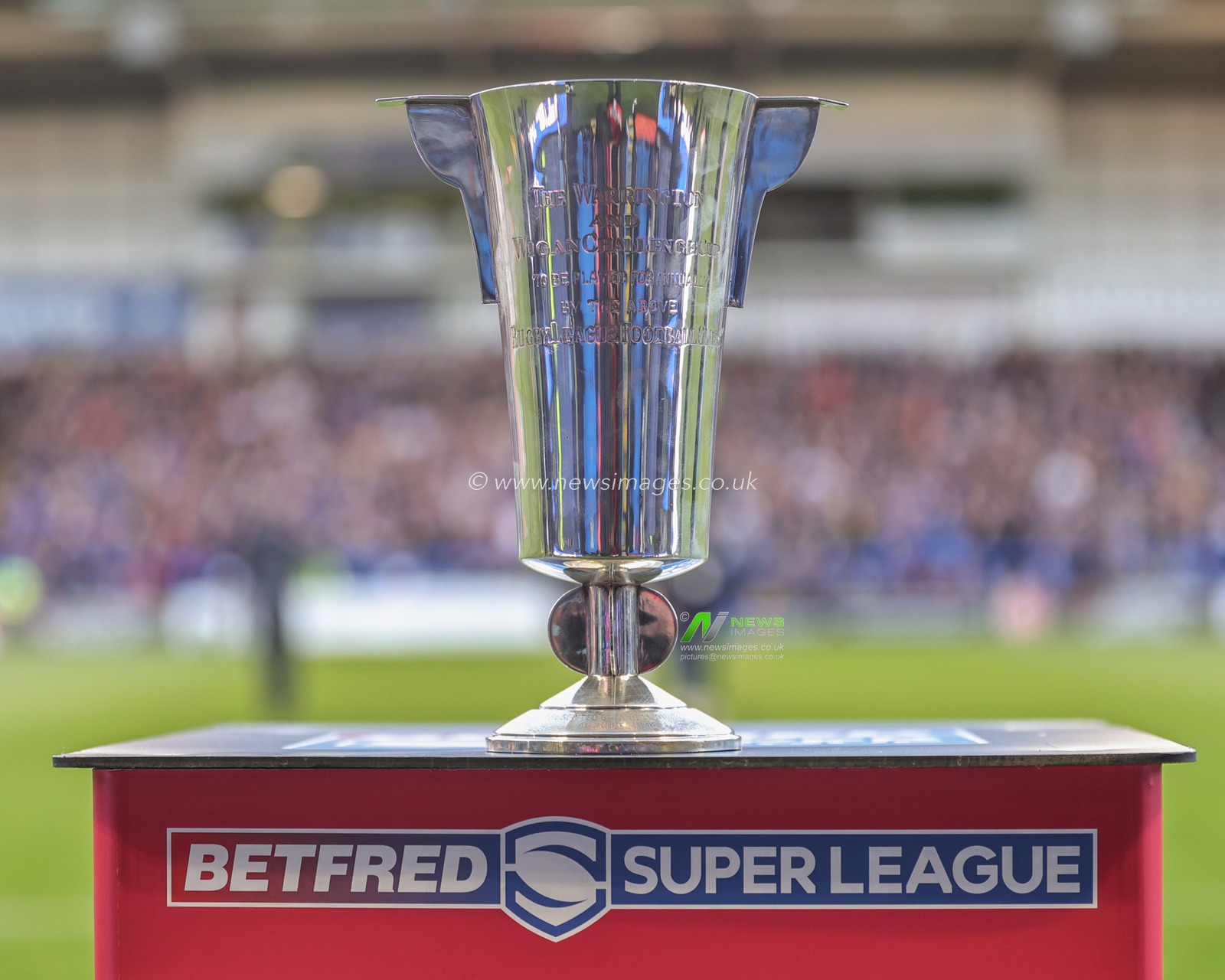 The Locker Cup during the Betfred Super League Round 9 match Warrington Wolves vs Wigan Warriors at Halliwell Jones Stadium, Warrington, United Kingdom, 14th April 2023

(Photo by Mark Cosgrove/News Images)