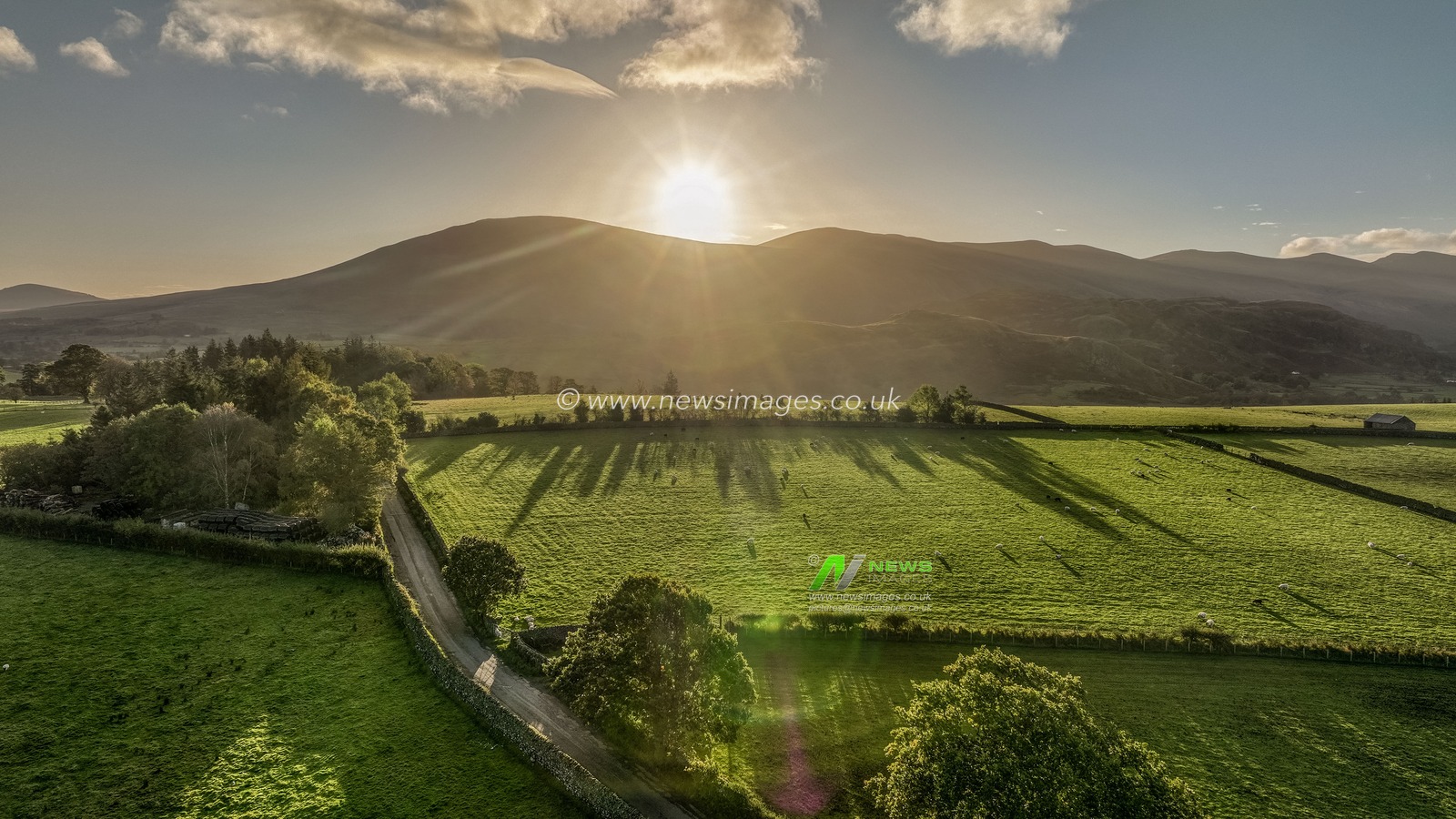 The sun rises on a cold autumn morning at Castlerigg Stone Circle, Keswick, Lake District, Cumbria, United Kingdom, 10th October 2024

(Photo by Mark Cosgrove/News Images)

