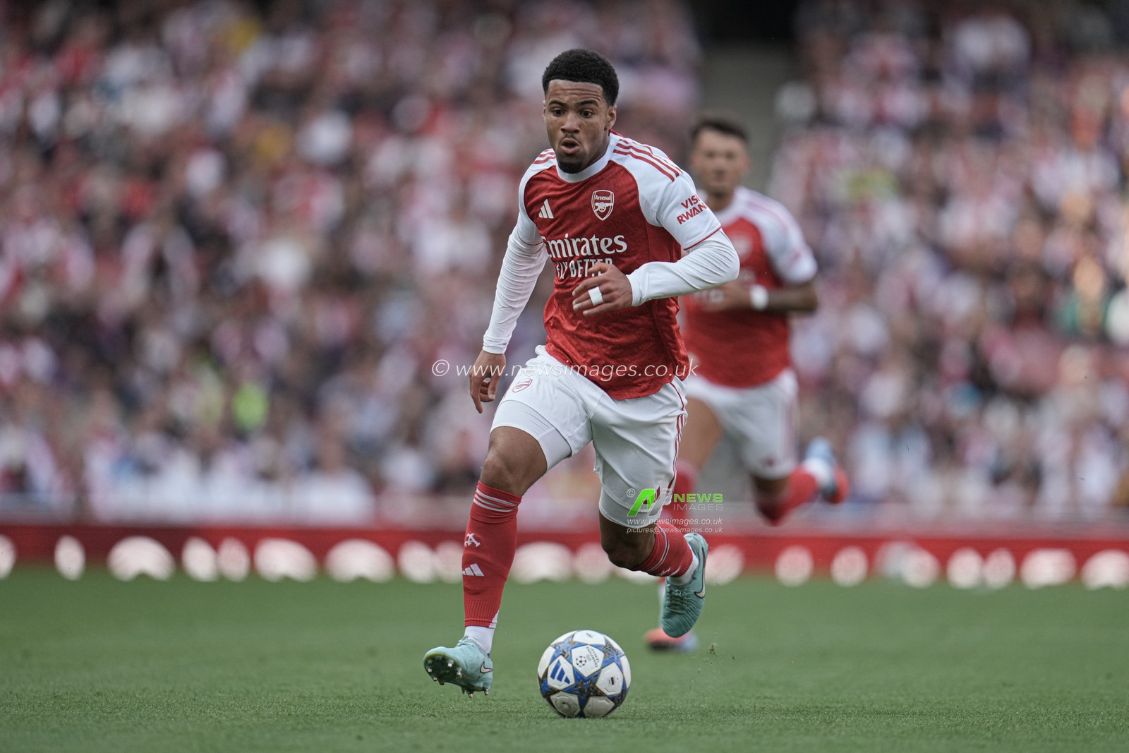 Ethan Nwaneri of Arsenal during the Pre-season friendly match Arsenal vs Villarreal at Emirates Stadium, London, United Kingdom, 6th August 2025

(Photo by Harvey Murphy/News Images)