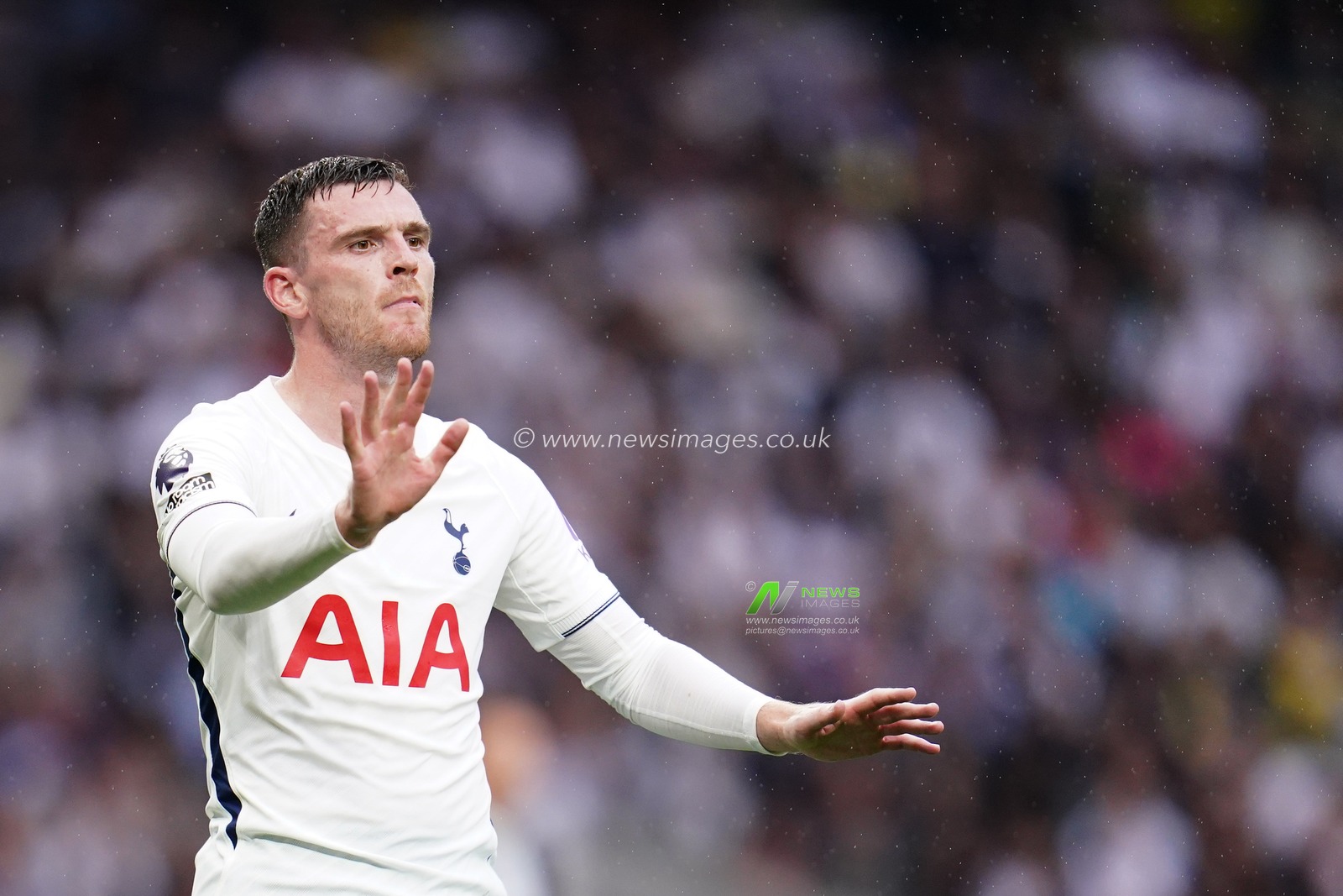 Andrew Robertson of Tottenham Hotspur during the Premier League match Tottenham Hotspur vs Newcastle Untied at Tottenham Hotspur Stadium, London, United Kingdom on 29 August 2026

(Photo by Harvey Murphy/News Images)
