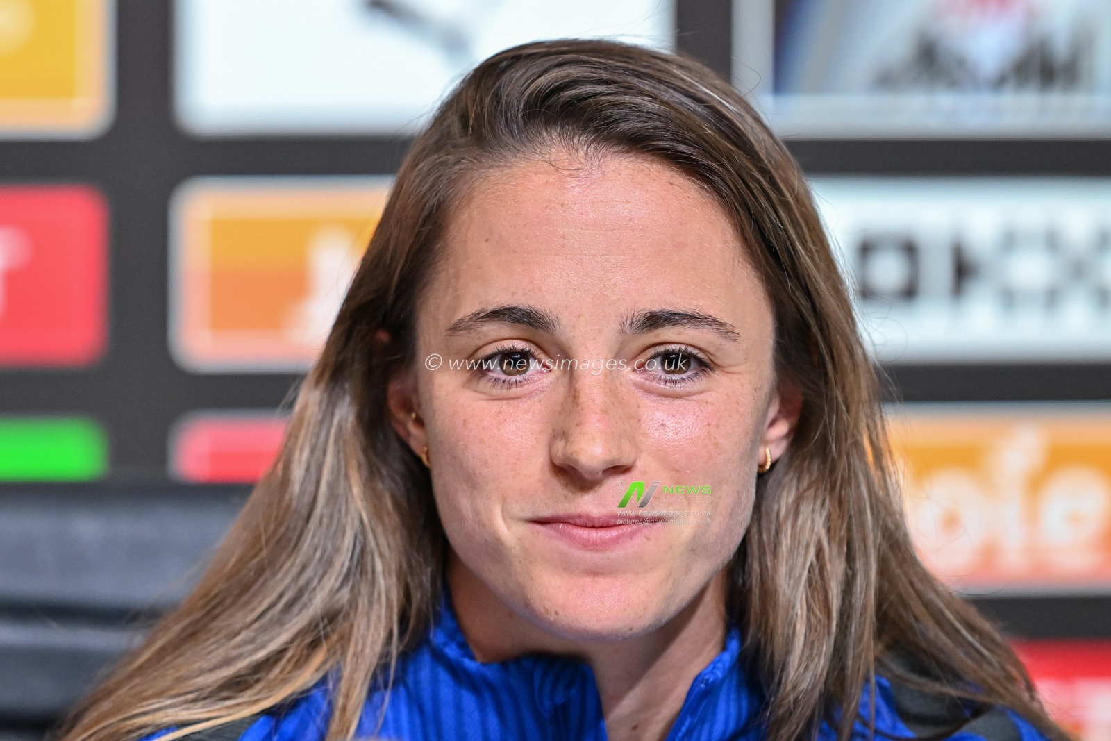 Ona Batlle of Barcelona FemenÃ­ during Barcelona women's Champions League Press Conference at Joie Stadium, Manchester, United Kingdom, 8th October 2024

(Photo by Cody Froggatt/News Images)