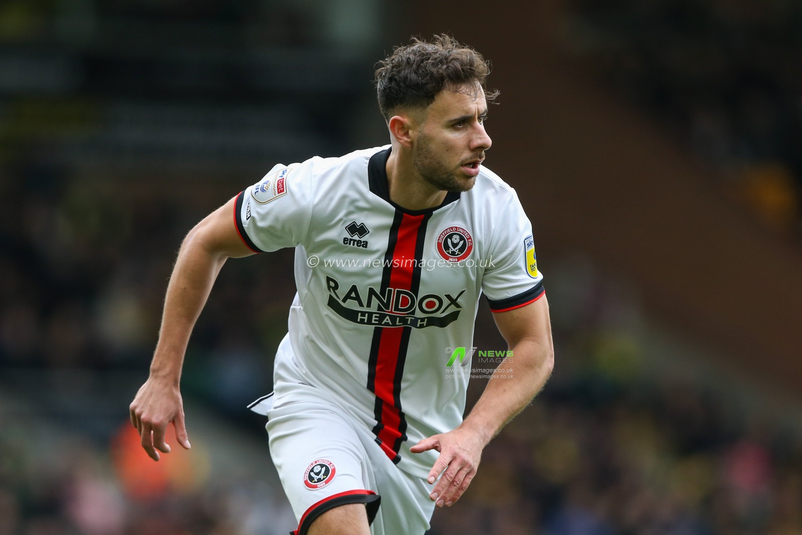 George Baldock #2 of Sheffield United during the Sky Bet Championship match Norwich City vs Sheffield United at Carrow Road, Norwich, United Kingdom, 1st April 2023

(Photo by Arron Gent/News Images)