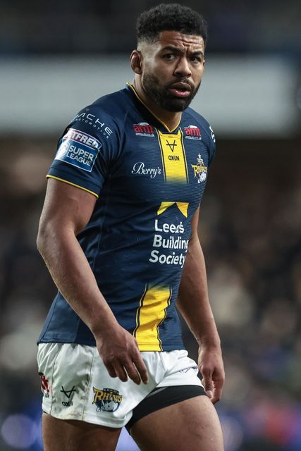 Kallum Watkins of Leeds Rhinos during the Betfred Super League Round 2 match Leeds Rhinos vs York Knights at AMT Headingley Stadium, Leeds, United Kingdom on 20 February 2026

(Photo by Mark Cosgrove/News Images)