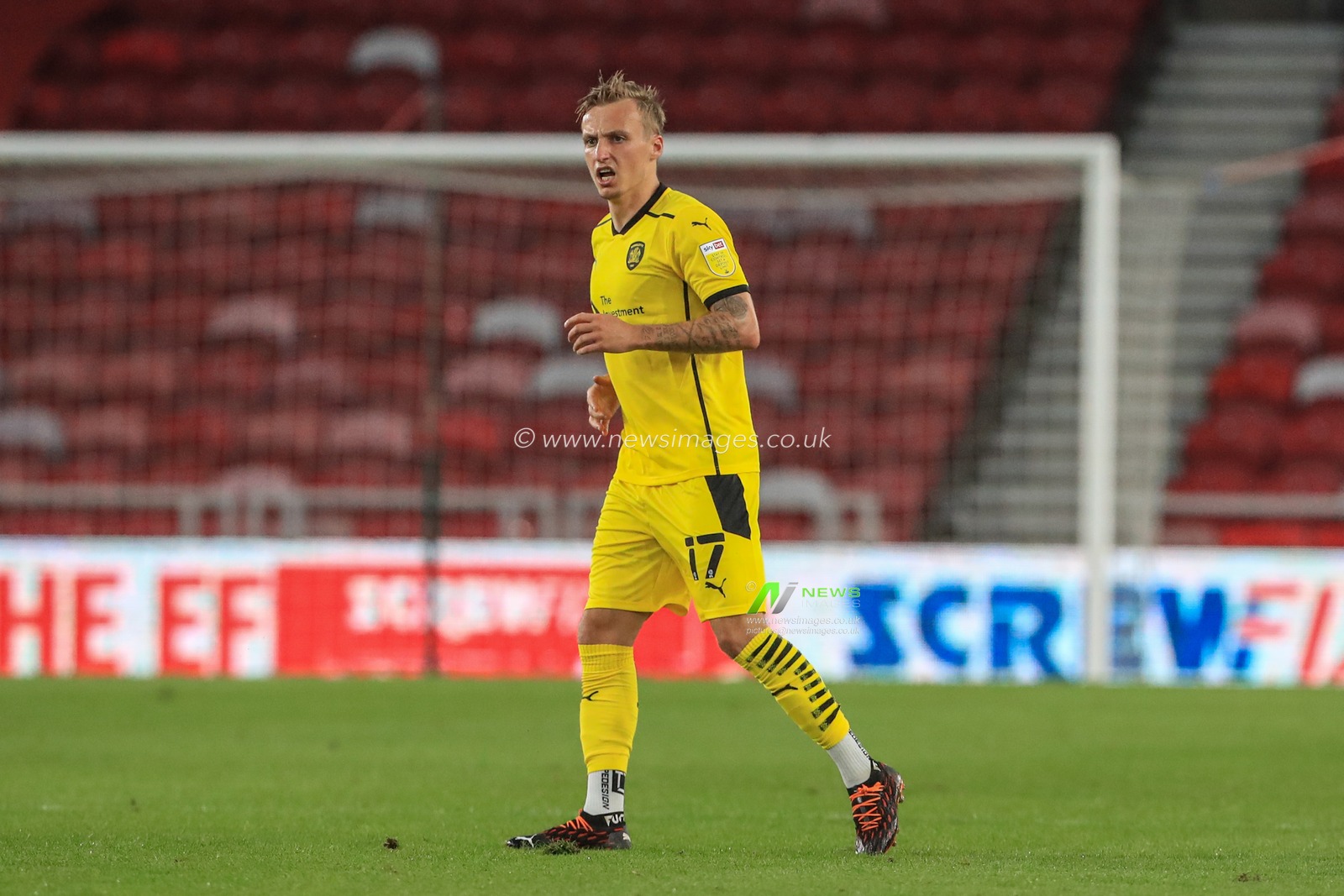 Marcel Ritzmaier (17) of Barnsley during the game
