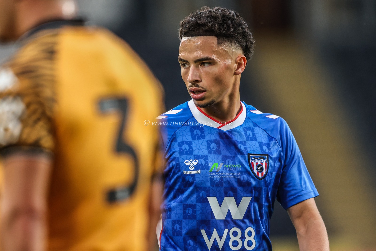 Chemsdine Talbi of Sunderland during the Pre-season friendly match Hull City vs Sunderland at MKM Stadium, Hull, United Kingdom, 29th July 2025

(Photo by Alfie Cosgrove/News Images)