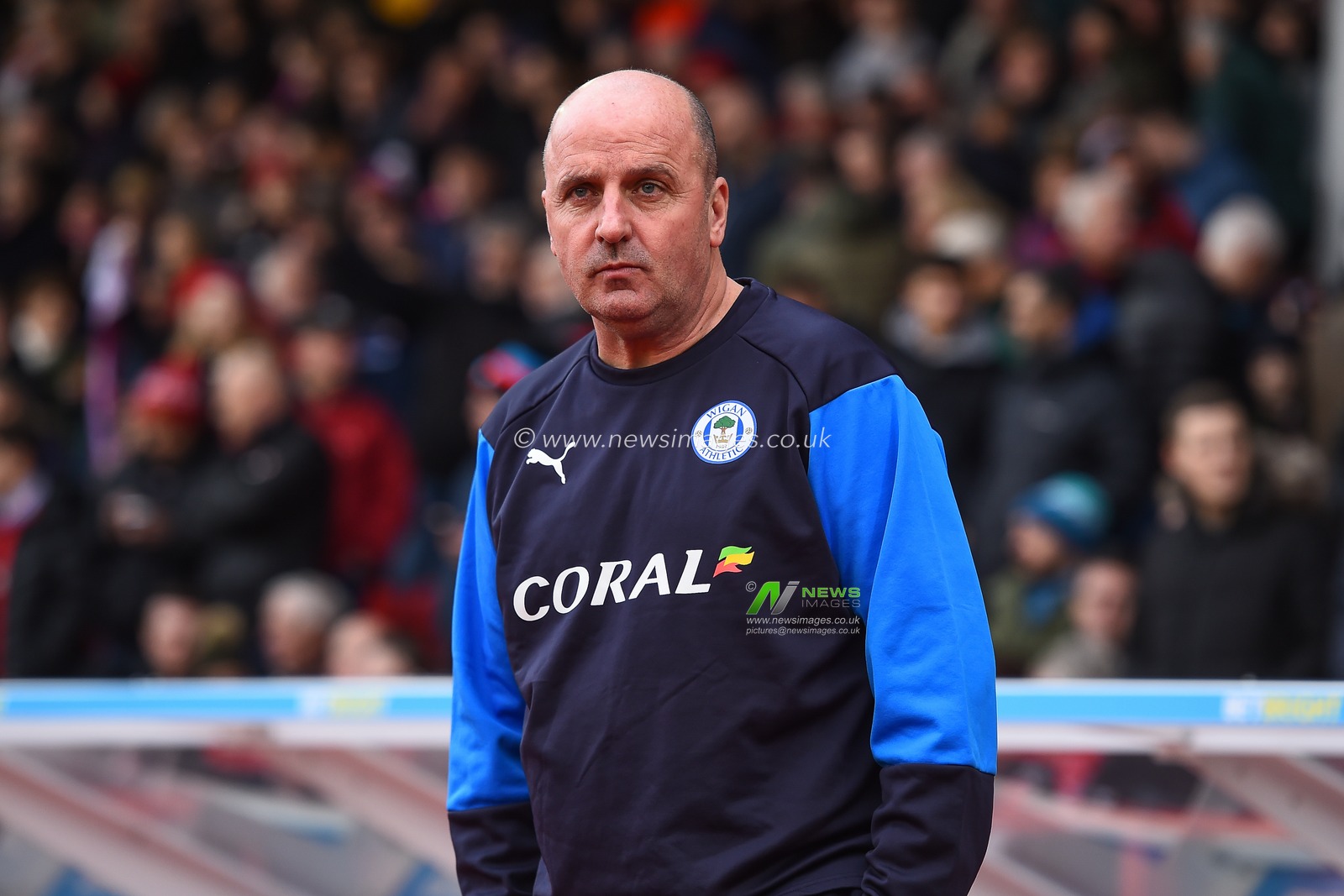 26th January 2019, City Ground, Nottingham, England ; Sky Bet Championship, Nottingham Forest v Wigan Athletic : Paul Cook Manager of Wigan 

Credit: Jon Hobley/News Images

English Football League images are subject to DataCo Licence