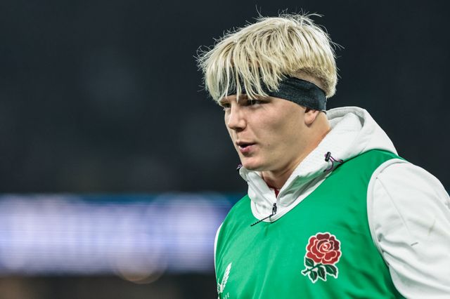 Henry Pollock of England during the Quilter Nations Series 2025 match England vs New Zealand at Allianz Stadium, Twickenham, United Kingdom, 15th November 2025

(Photo by Mark Cosgrove/News Images)

*** GER AUT SUI OUT ***