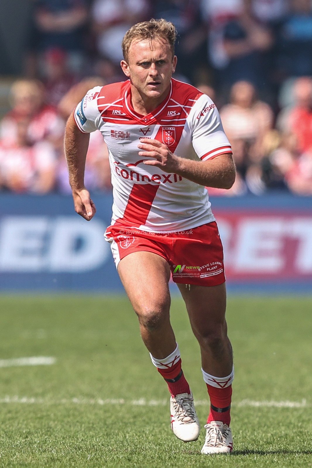 Jez Litten of Hull KR during the Betfred Challenge Cup Semi-final match Hull KR vs Catalans Dragons at LNER Community Stadium, York, United Kingdom, 10th May 2025

(Photo by Alfie Cosgrove/News Images)