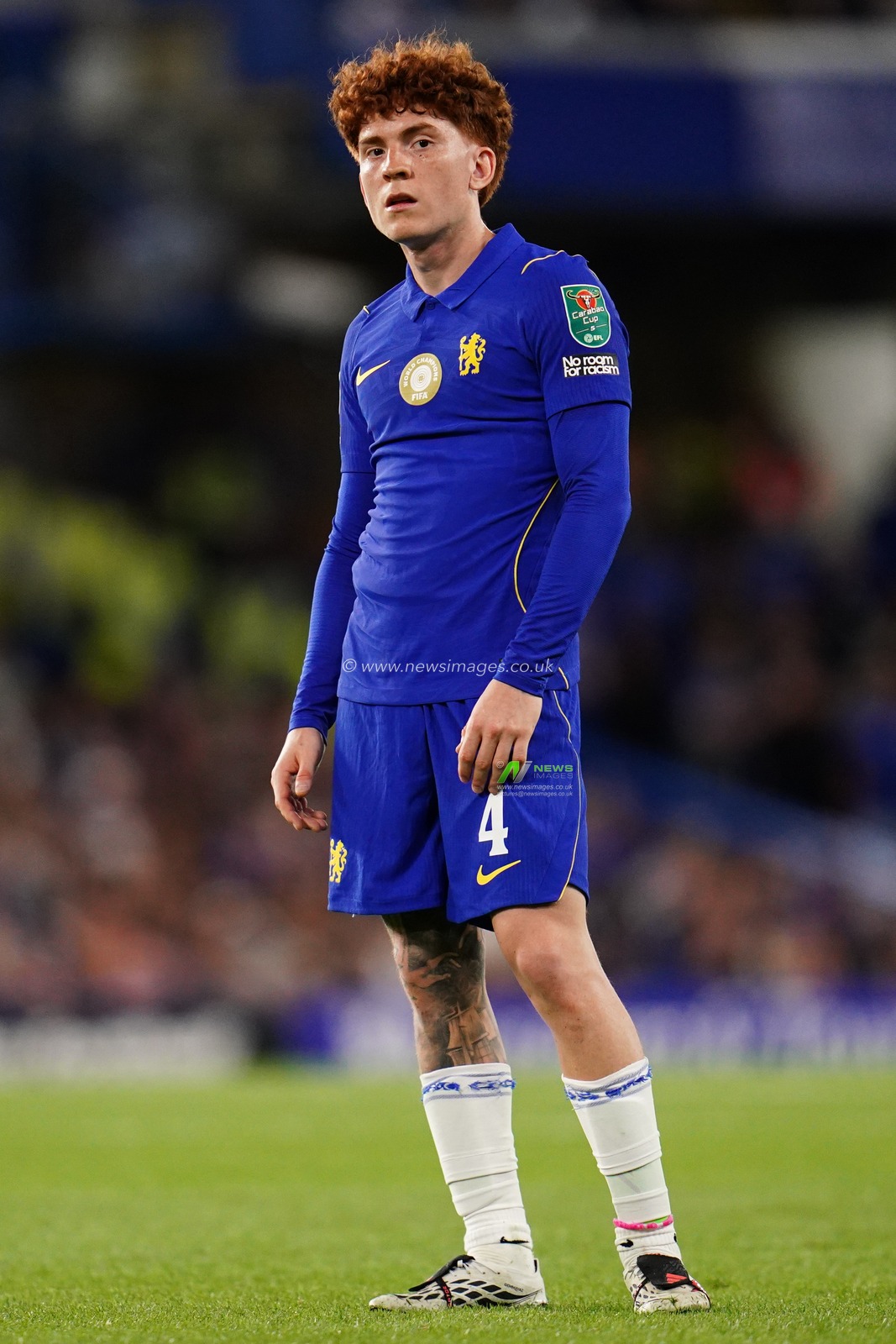 Valentin Barco of Chelsea during the Carabao Cup round 2 match Chelsea vs Luton Town at Stamford Bridge, London, United Kingdom on 27 August 2026

(Photo by Harvey Murphy/News Images)