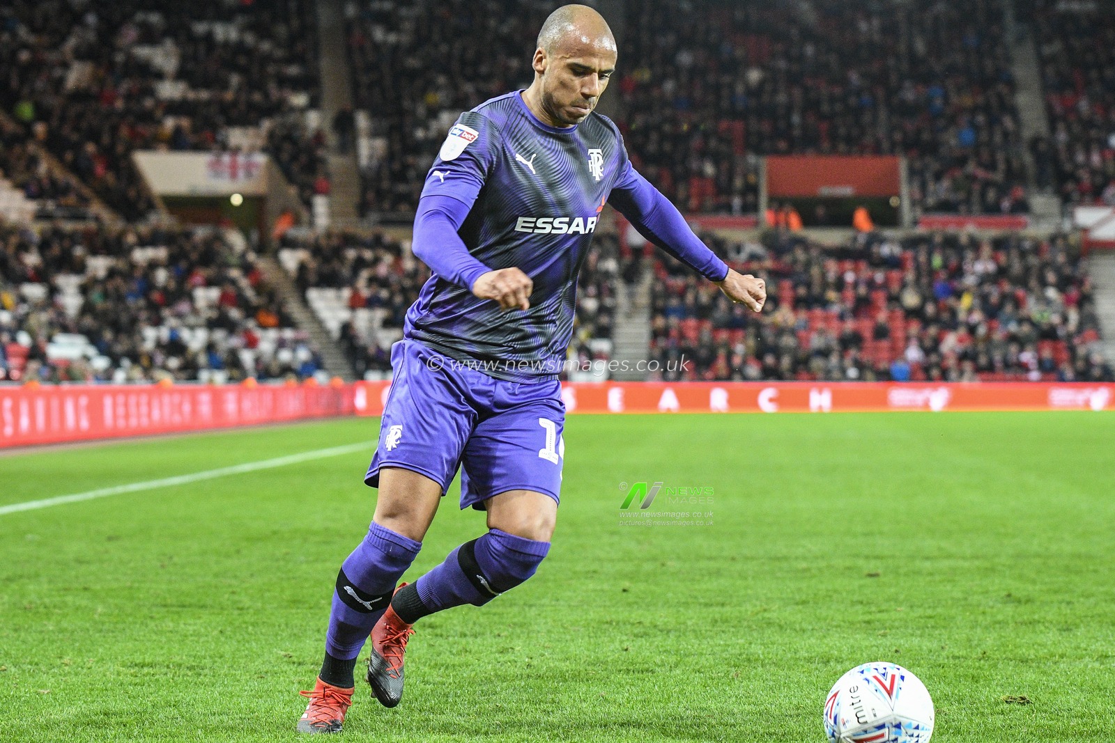 22nd October 2019, Stadium Of Light, Sunderland, England; Sky Bet League 1, Sunderland v Tranmere Rovers : Jake Caprice of Tranmere Rovers in action

Credit: Iam Burn/News Images