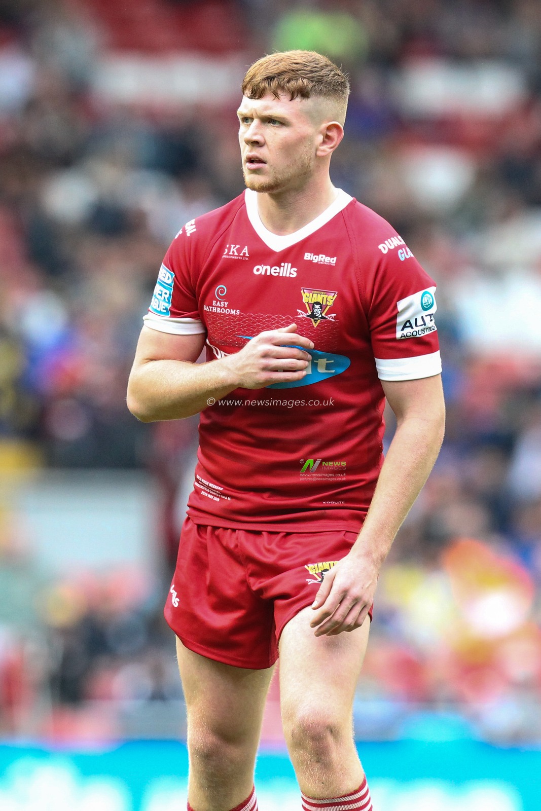 25th May 2019 , Anfield Stadium, Liverpool, England; Dacia Magic Weekend, Betfred Super League Round 16, Hull FC vs Huddersfield Giants ; Lee Gaskell (6) of Huddersfield Giants 

Credit: David Greaves/News Images