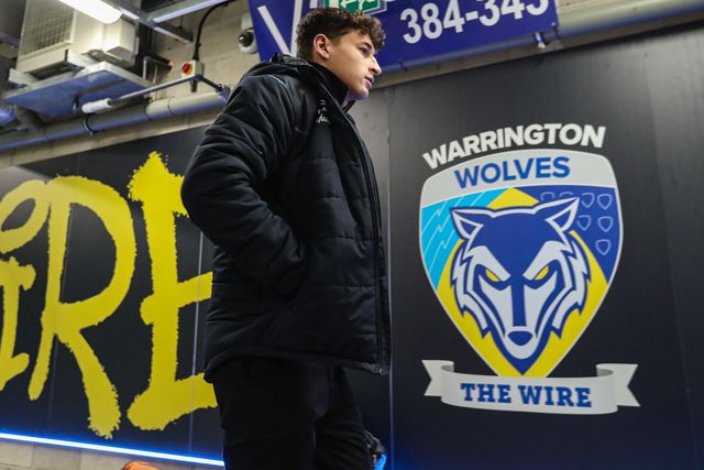 Zack Gardner of Warrington Wolves during the Betfred Super League Round 1 match Warrington Wolves vs St Helens at The Halliwell Jones Stadium, Warrington, United Kingdom on 13 February 2026

(Photo by Jorge Horsted/News Images)