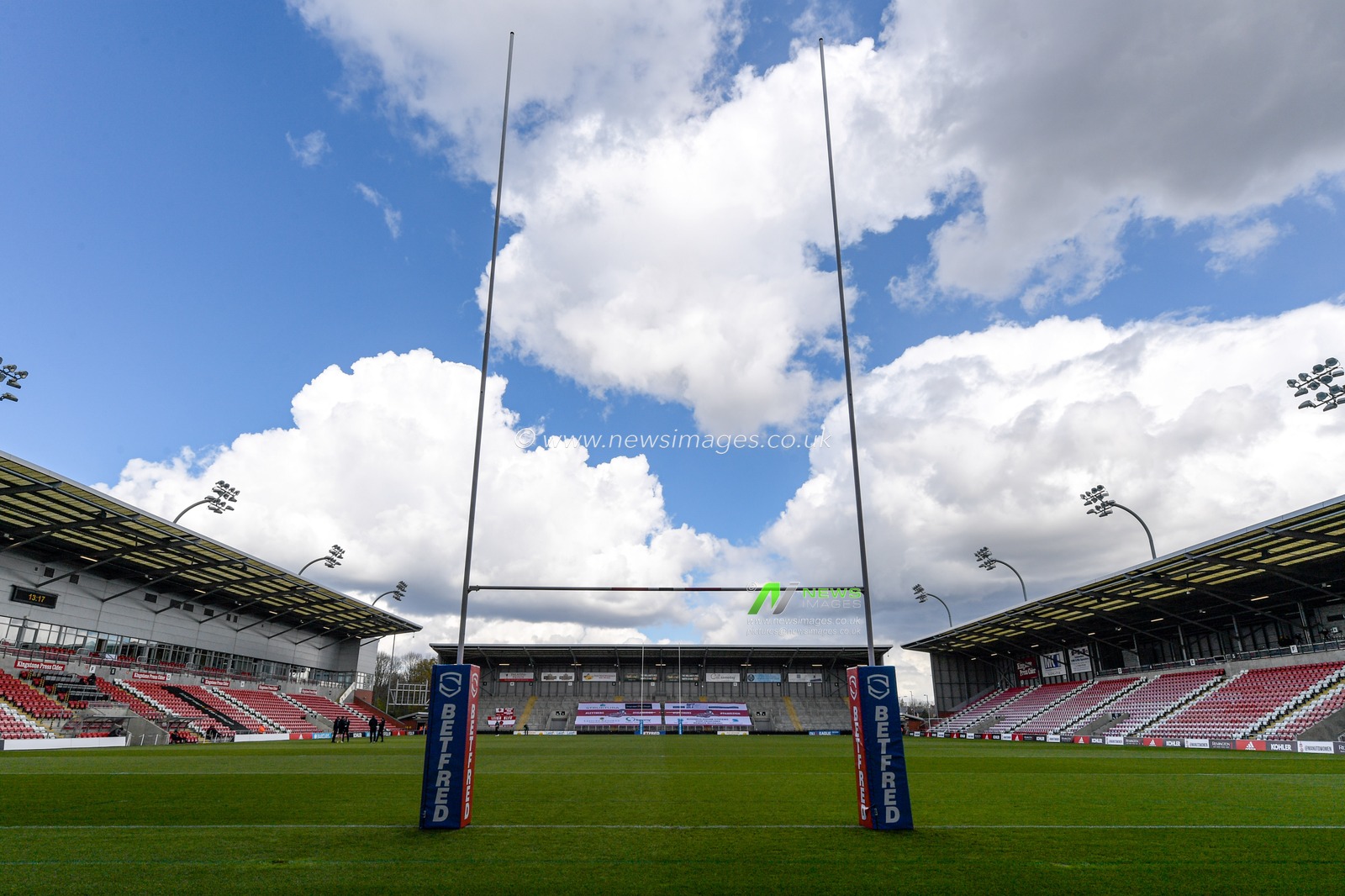 A general view of the Leigh Sports Village Stadium, the home of Leigh Centurions