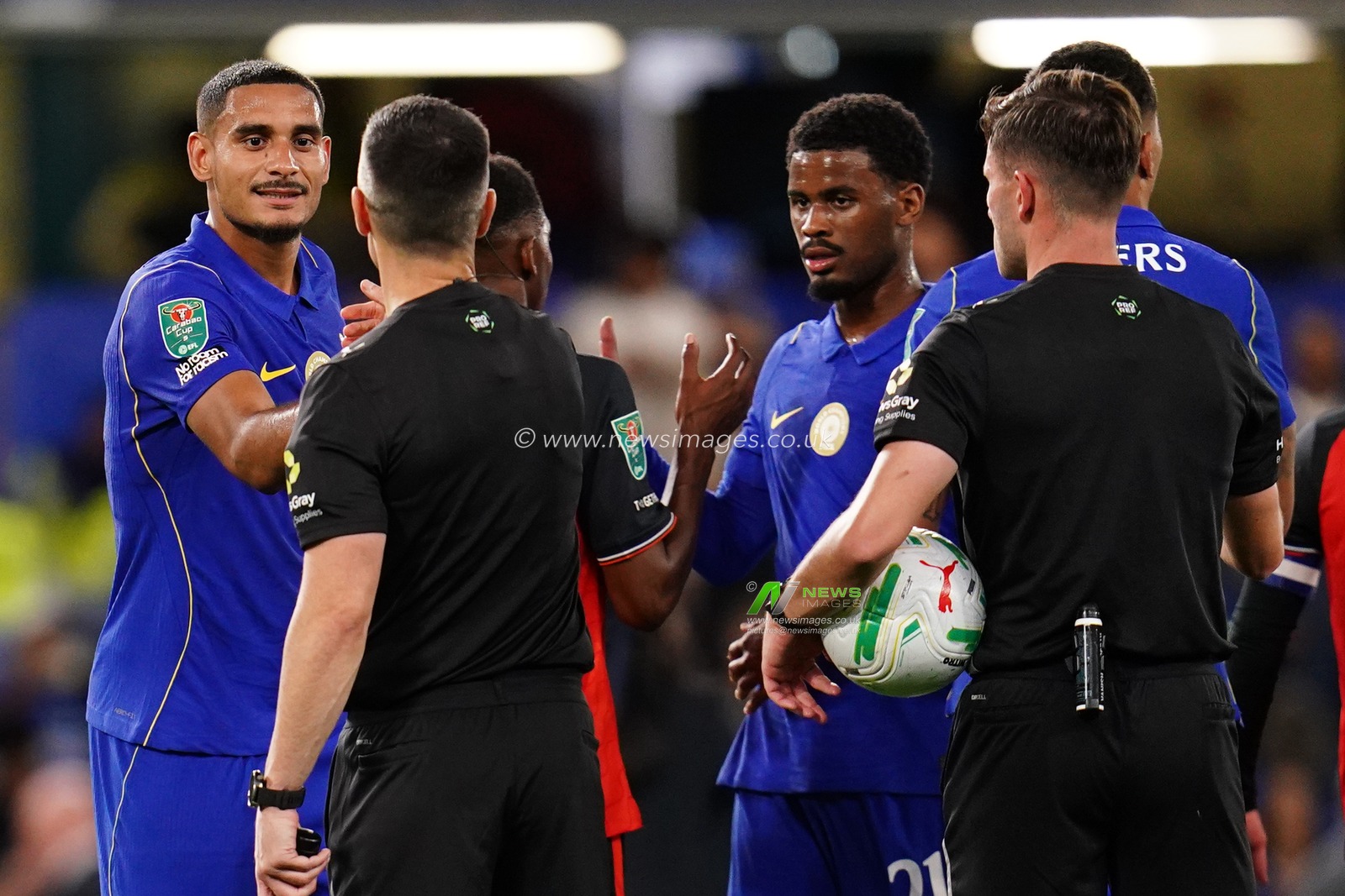 Full time scenes during the Carabao Cup round 2 match Chelsea vs Luton Town at Stamford Bridge, London, United Kingdom on 27 August 2026

(Photo by Harvey Murphy/News Images)