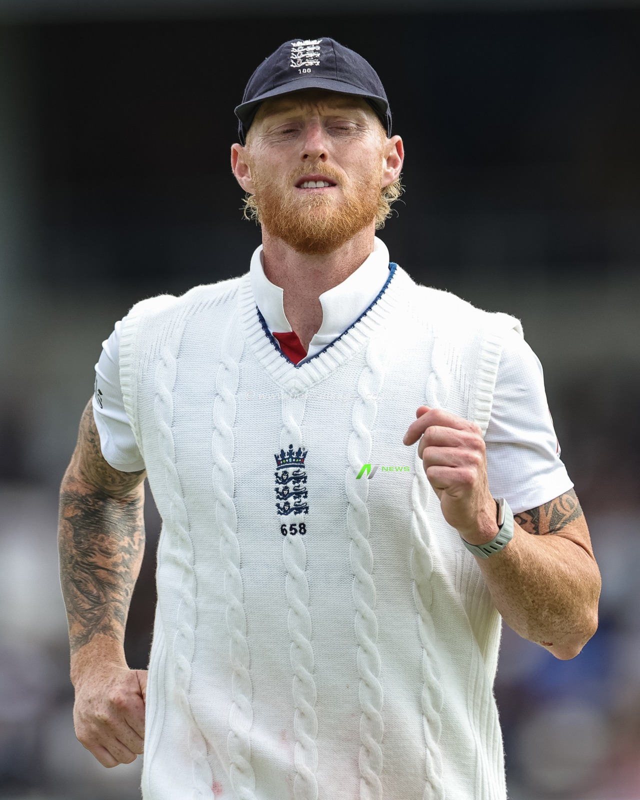 England captain Ben Stokes fails to stop a boundary off Ravindra Jadeja of India during the 1st Rothesay Test Day 4 Match England v India at Headingley Cricket Ground, Leeds, United Kingdom, 23rd June 2025

(Photo by Mark Cosgrove/News Images)