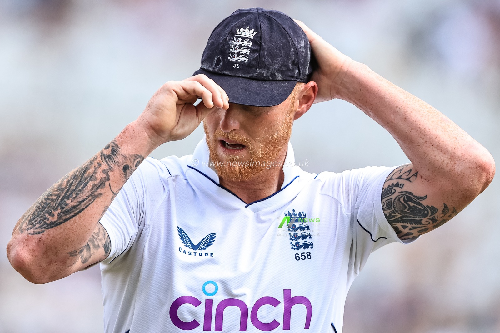 Ben Stokes puts his England hat on