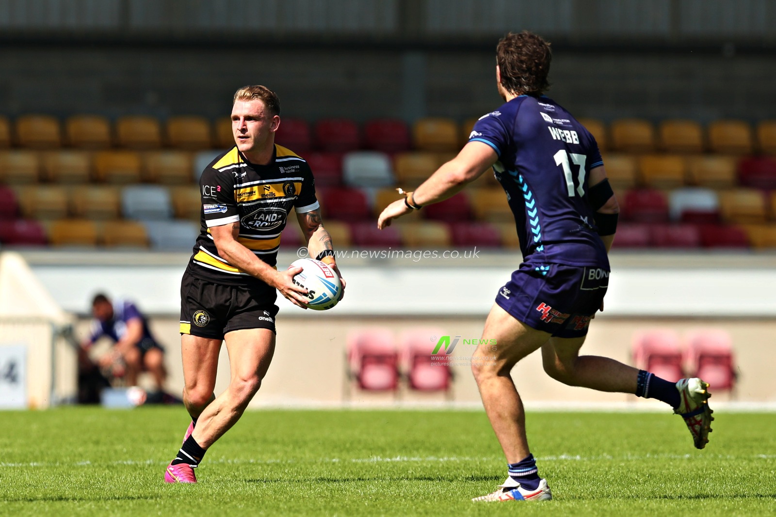 Liam Harris of York Knights RLFC during the Betfred Championship match York City Knights vs Featherstone Rovers at LNER Community Stadium, York, United Kingdom, 29th June 2025

(Photo by Sam Eaden/News Images)