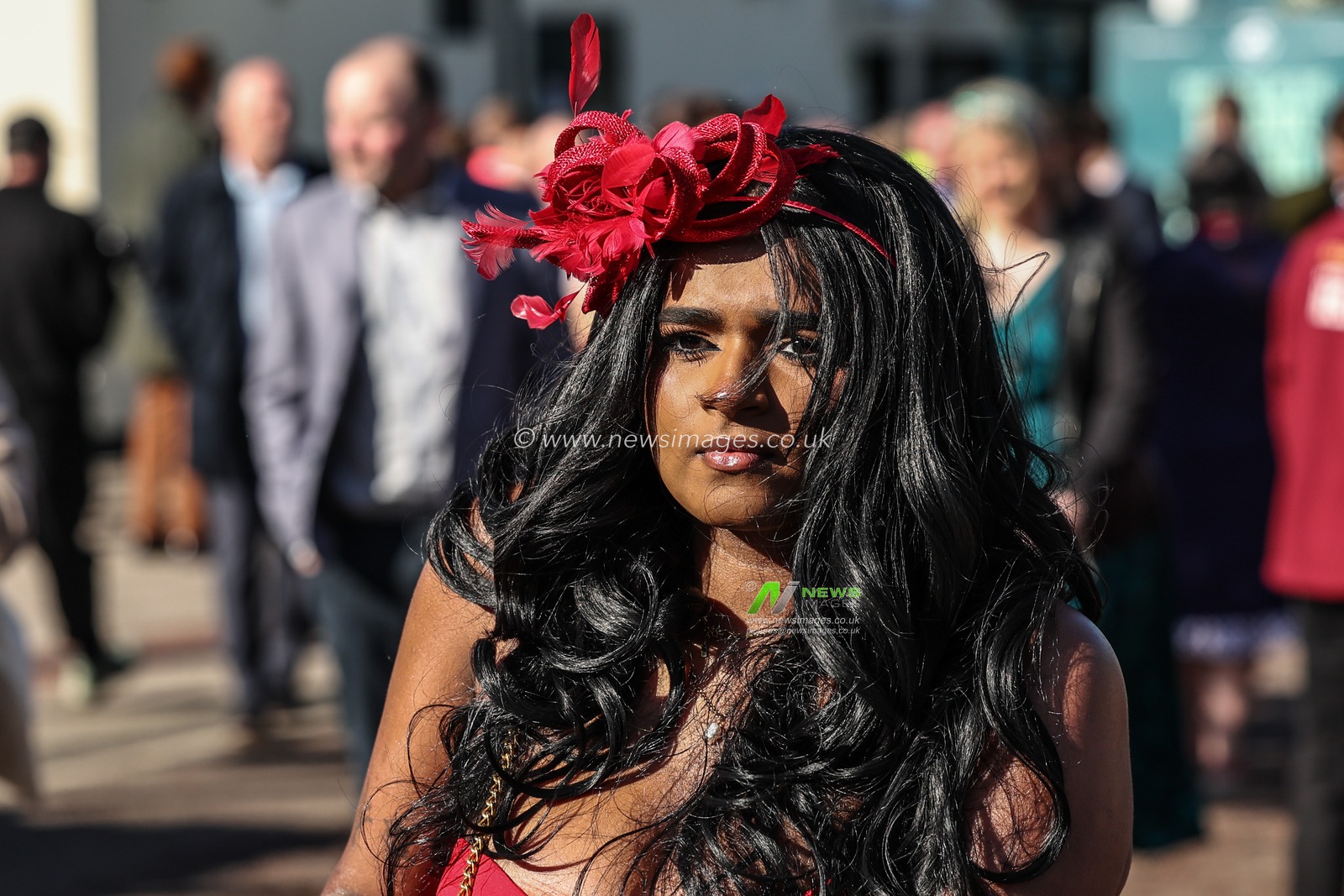 Racegoers enter the Aintree during the Randox Grand National 2025 Day 3 Grand National Day at Aintree Racecourse, Liverpool, United Kingdom, 5th April 2025

(Photo by Mark Cosgrove/News Images)
