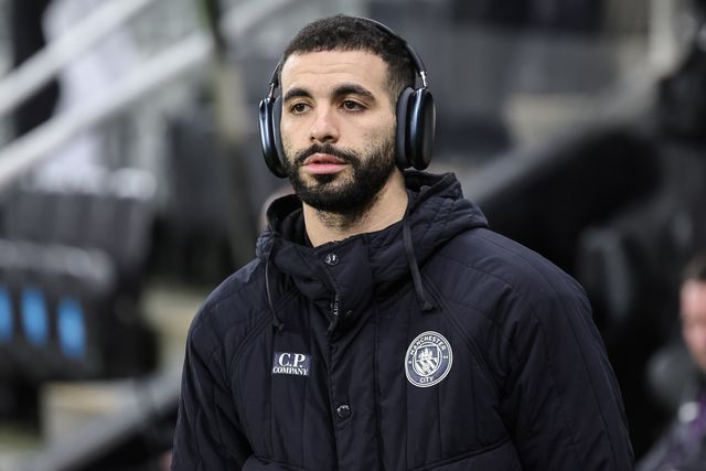 Rayan Ait-Nouri of Manchester City arrives during the Emirates FA Cup 5th Round  match Newcastle Untied vs Manchester City at St. James's Park, Newcastle, United Kingdom on 07 March 2026

(Photo by Mark Cosgrove/News Images)