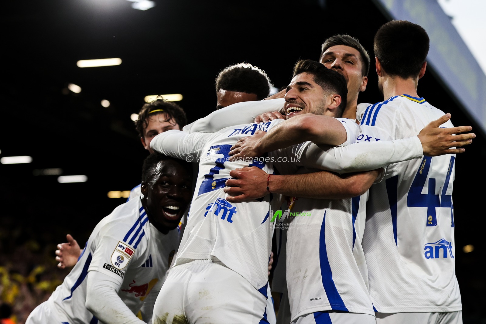 Ao Tanaka of Leeds United celebrates his goal to make it 1-0 during the Sky Bet Championship match Leeds United vs Bristol City at Elland Road, Leeds, United Kingdom, 28th April 2025

(Photo by Alfie Cosgrove/News Images)