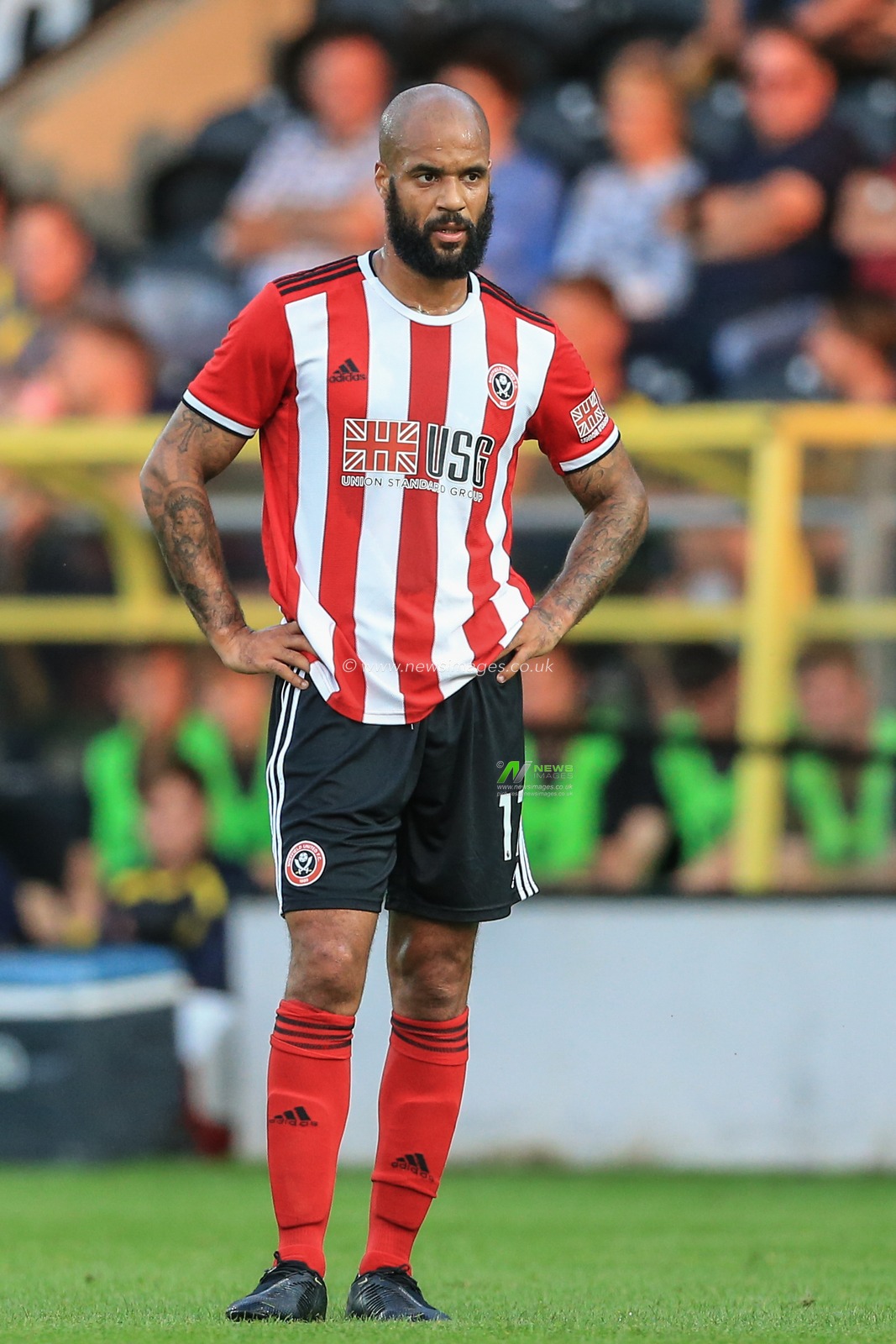 16th July 2019, Pirelli Stadium, Burton upon Trent, England; Pre-Season friendly, Burton Albion vs Sheffield United : David McGoldrick of Sheffield United during the game

Credit: Mark Cosgrove/News Images

English Football League images are subject to DataCo Licence