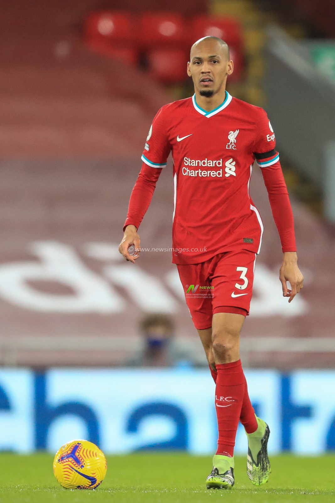 Fabinho #3 of Liverpool during the game