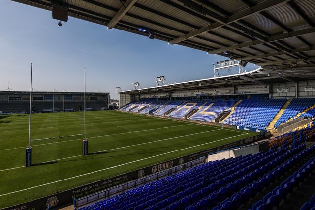 A general view of Halliwell Jones Stadium ahead of the Betfred Super League round 5 match Warrington Wolves vs Castleford Tigers at The Halliwell Jones Stadium, Warrington, United Kingdom on 21 March 2026

(Photo by Alfie Cosgrove/News Images)