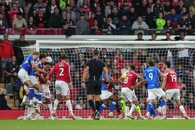 Phil Neumann of Birmingham City scores to make it 0-1 during the Sky Bet Championship match Wrexham vs Birmingham City at The Racecourse Ground, Wrexham, United Kingdom on 28 August 2026

(Photo by Mark Cosgrove/News Images)