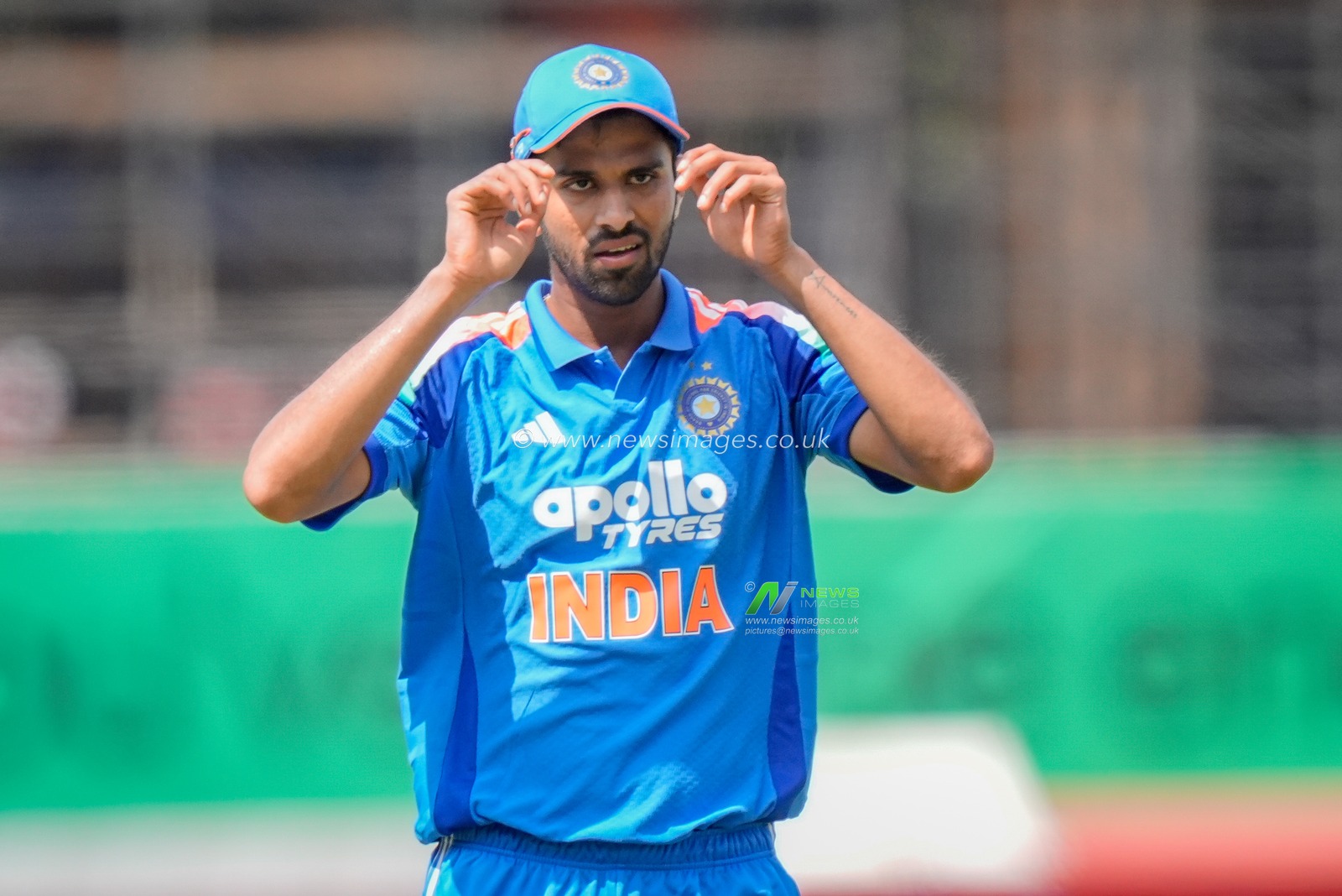 Washington Sundar of India during the 1st Metro Bank ODI match England vs India at Edgbaston, Birmingham, United Kingdom on 14 July 2026

(Photo by Maynard Manyowa/News Images)