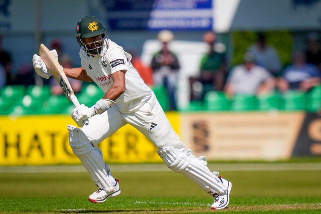 Haseeb Hameed of Nottinghamshire takes a run during Leicestershire County Cricket Club vs Nottinghamshire County Cricket Club in Country Cricket Division One Day 1 at Grace Road, Leicester, United Kingdom on 01 May 2026

(Photo by Maynard Manyowa/News Images)