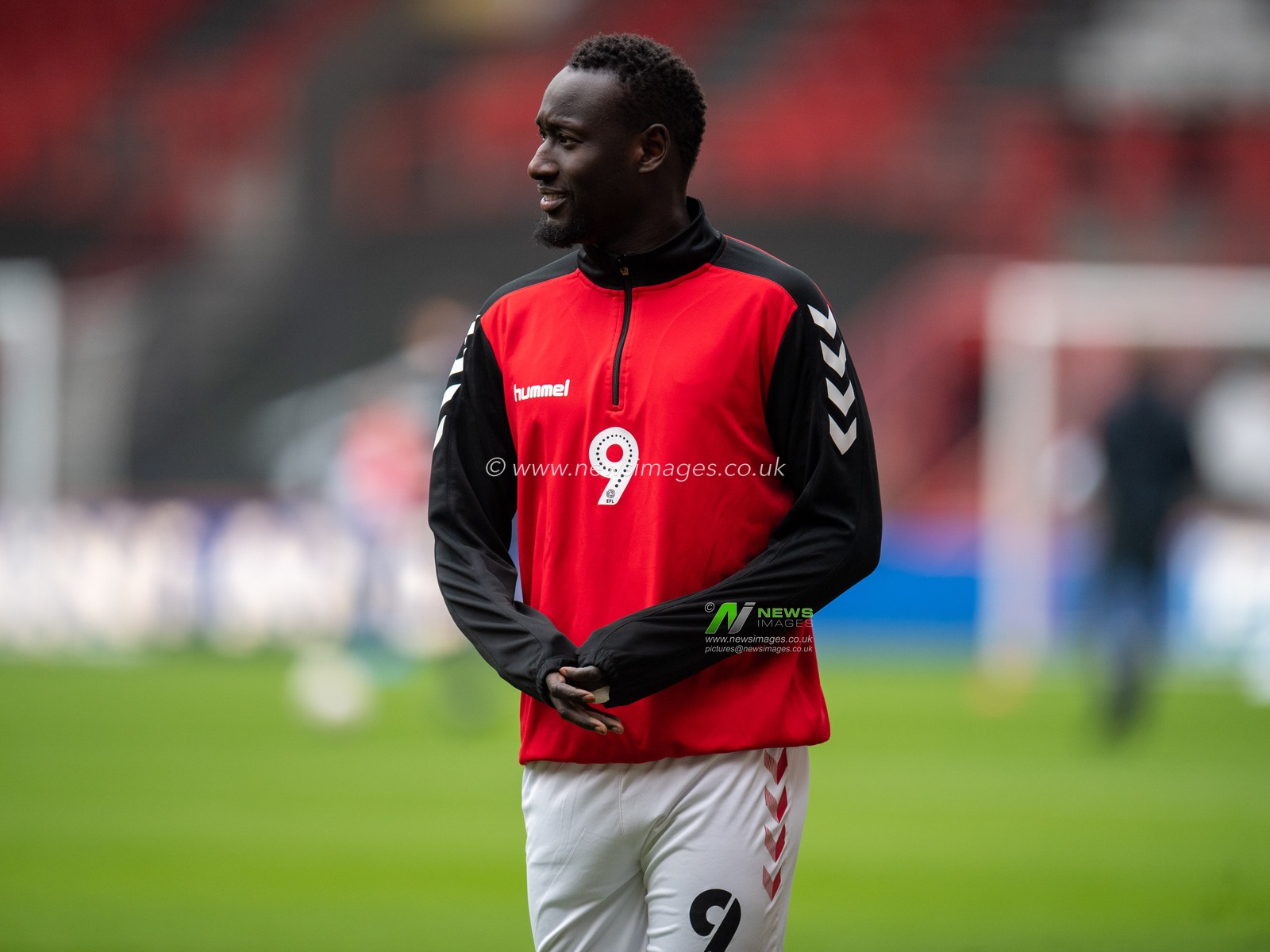 Famara Diedhiou #9 of Bristol City