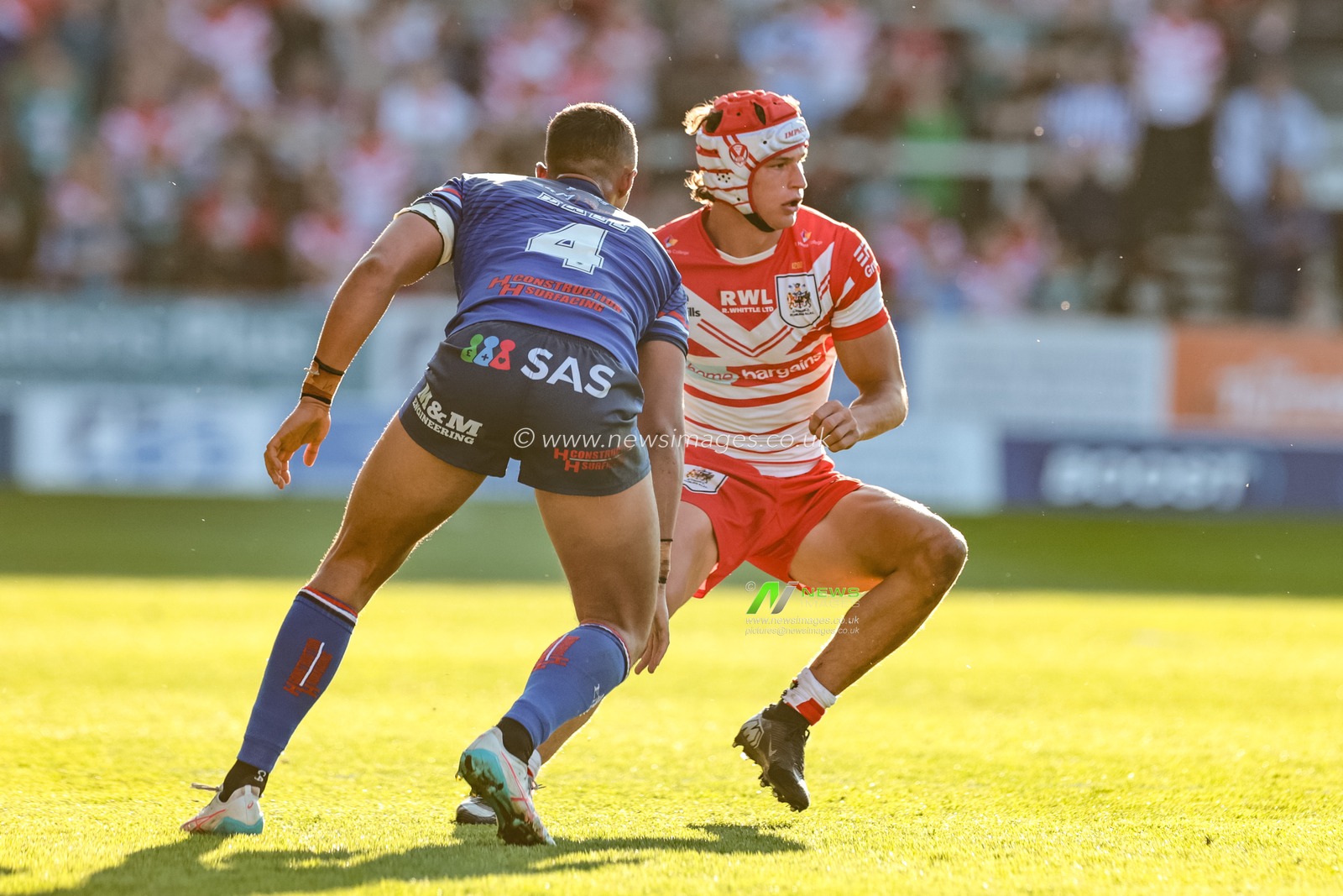 Harry Robertson of St Helens R.F.C. in action during the Betfred Super League round 9 match St Helens vs Wakefield Trinity at The BrewDog Stadium, St Helens, United Kingdom on 25 April 2026

(Photo by Mark Cosgrove/News Images)
