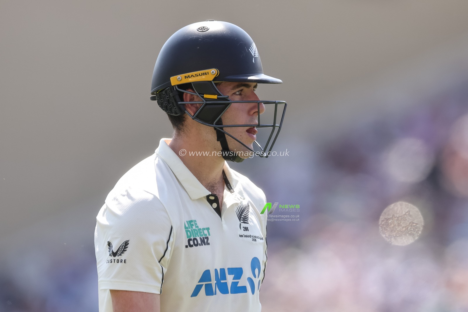 Will O'Rourke of New Zealand leaves the field of play after being dismissed by Stokes during the 3rd Rothesay Test Match Day 2 match England vs New Zealand at Trent Bridge, Nottingham, United Kingdom on 26 June 2026

(Photo by Mark Cosgrove/News Images)